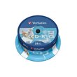 CD Rohling CD-R DataLifePlus bedruckbar Spindel 52er Speed 700MB/80Min. Verbatim 43439 (PACK=25 STÜCK) Produktbild