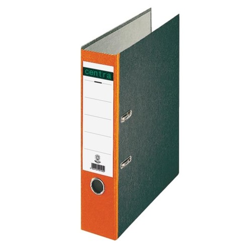 Ordner Standard A4 80mm orange Pappe Centra 220126 Produktbild