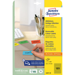 Etiketten Inkjet+Laser+Kopier 25,4x10mm A4 Bögen gelb wiederablösbar Zweckform L6037-20 (PACK=3780 STÜCK) Produktbild Additional View 1 S