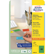 Etiketten Inkjet+Laser+Kopier 45,7x21,2mm auf A4 Bögen grün wiederablösbar Zweckform L6040-20 (PACK=960 STÜCK) Produktbild Additional View 1 S