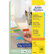 Etiketten Inkjet+Laser+Kopier 45,7x21,2mm auf A4 Bögen gelb wiederablösbar Zweckform L6041-20 (PACK=960 STÜCK) Produktbild Additional View 1 S