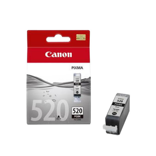 Tintenpatrone PGI-520BK für Canon Pixma IP3600/4600 19ml schwarz Canon 2932b001 Produktbild Front View L