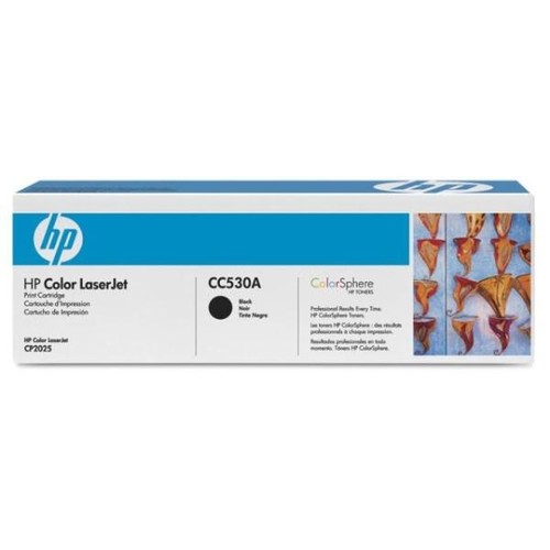 Toner 304A für Color Laserjet CP2025/ /CM2320 3500Seiten schwarz HP CC530A Produktbild Front View L