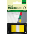 Haftmarker Z-Marker Film Color-Tip 25x43mm gelb transparent Sigel HN490 (PACK=50 STÜCK) Produktbild