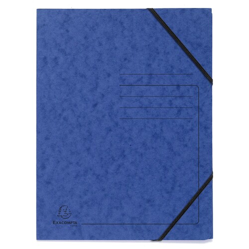 Eckspanner A4 GZ blau Karton Exacompta 555412E Produktbild