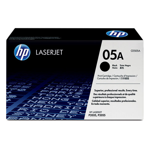 Toner 05A für Laserjet P2035/P2055 2300Seiten schwarz HP CE505A Produktbild Front View L