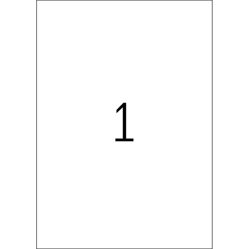 Folien-Etiketten Laser+Kopier 210x297mm A4 wasserfest silber glänzend Herma 4117 (PACK=25 STÜCK) Produktbild Additional View 2 L