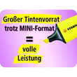 Textmarker Boss 07 Mini 2-5mm Keilspitze gelb Stabilo 07/24 Produktbild Additional View 9 S
