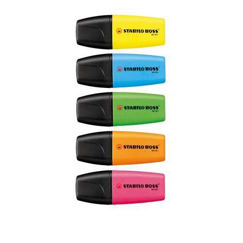 Textmarker Boss 07 Mini 2-5mm Keilspitze blau Stabilo 07/31 Produktbild Additional View 3 L