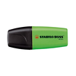 Textmarker Boss 07 Mini 2-5mm Keilspitze grün Stabilo 07/33 Produktbild Additional View 1 S
