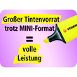 Textmarker Boss 07 Mini 2-5mm Keilspitze grün Stabilo 07/33 Produktbild Additional View 9 S