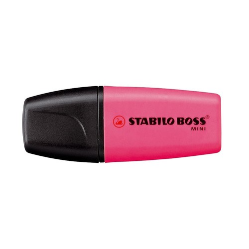 Textmarker Boss 07 Mini 2-5mm Keilspitze pink Stabilo 07/56 Produktbild Additional View 1 L