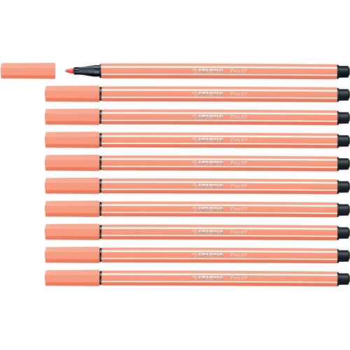 Fasermaler Pen 68 1mm Rundspitze hellrosa Stabilo 68/26 Produktbild Additional View 3 L