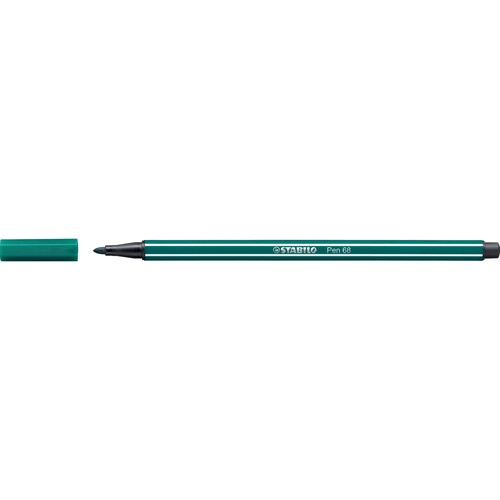 Fasermaler Pen 68 1mm Rundspitze blaugrün Stabilo 68/53 Produktbild