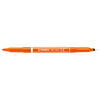 Fasermaler+Fineliner Trio 2in1 0,5+2,0mm orange Stabilo 223/54 Produktbild