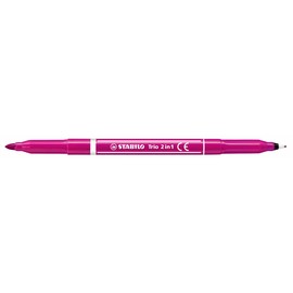 Fasermaler+Fineliner Trio 2in1 0,5+2,0mm pink Stabilo 223/56 Produktbild