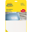 Adress-Etiketten für Handbeschriftung 148x103mm weiß permanent Zweckform 3351 (PACK=80 STÜCK) Produktbild