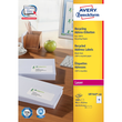Adress-Etiketten Laser 99,1x33,9mm auf A4 Bögen recycling weiß Zweckform LR7162-100 (PACK=1600 STÜCK) Produktbild Additional View 2 S