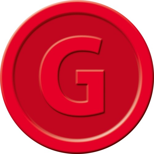 Wertmarken "Getränke" Druck mit Motiv+G ø 25mm rot Kunststoff Sigel WM006 (PACK=100 STÜCK) Produktbild Additional View 1 L