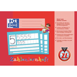 Zahlenlernheft Oxford A4 quer Lineatur ZL 16Blatt 90g Optik Paper 100050304 Produktbild Additional View 1 S