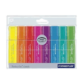 Textmarker Classic 364 Rainbowetui 1-5mm Keilspitze sortiert Staedtler 364PWP8 (ETUI=8 STÜCK) Produktbild