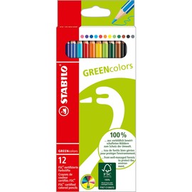 Farbstifte GREENcolors sortiert Stabilo 6019/2-121 (PACK=12 STÜCK) Produktbild