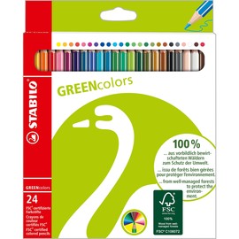 Farbstifte GREENcolors sortiert Stabilo 6019/2-24 (PACK=24 STÜCK) Produktbild