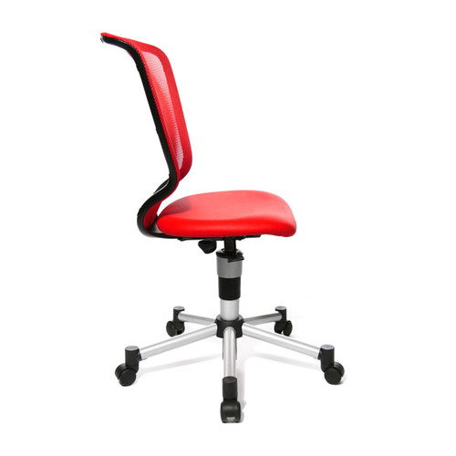 Kinder-Drehstuhl Titan Junior silber/rot Topstar 71487S01 Produktbild Additional View 1 L