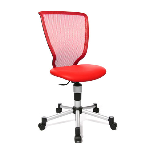 Kinder-Drehstuhl Titan Junior silber/rot Topstar 71487S01 Produktbild Additional View 2 L