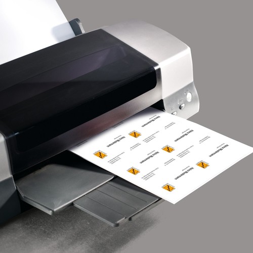Klapp-Visitenkarten Inket+Laser+Kopier 85x55mm 225g weiß beidseitig bedruckbar Sigel LP838 (PACK=50 STÜCK) Produktbild Additional View 1 L