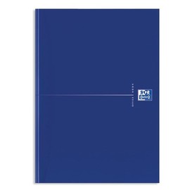 Gebundenes Buch Oxford Original Blue A4 liniert perforierte Ecken 96Blatt 90g Optik Paper weiß 100101292 Produktbild