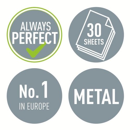 Locher NeXXt 5008 WOW bis 30Blatt blau metallic Metall Leitz 5008-10-36 Produktbild Additional View 4 L