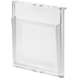 Prospekthalter 280x59x326mm A4 hoch glasklar Helit H6810002 Produktbild