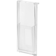 Prospekthalter 140x59x326mm 1/3 A4 hoch glasklar Helit H6810102 Produktbild