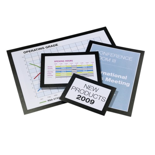 Informationsrahmen DURAFRAME A4 schwarz/transparent selbstklebend Durable 4872-01 (PACK=2 STÜCK) Produktbild Additional View 3 L