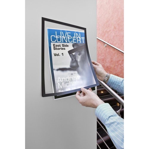 Informationsrahmen DURAFRAME A3 schwarz/transparent selbstklebend Durable 4873-01 (PACK=2 STÜCK) Produktbild Additional View 5 L