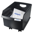 Papierkorb eckig LOGO 290x446x295mm 25l schwarz HAN 1849-13 Produktbild Additional View 2 S