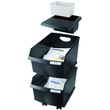 Papierkorb eckig LOGO 290x446x295mm 25l schwarz HAN 1849-13 Produktbild Additional View 4 S