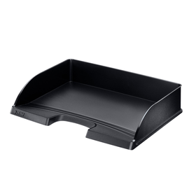 Briefkorb Plus quer für A4 350x63x245mm schwarz Kunststoff Leitz 5218-00-95 Produktbild