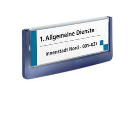 Türschild CLICK SIGN 149x52,5mm dunkelblau kunststoff Durable 4860-07 Produktbild