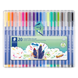 Fasermaler Triplus Color 323 Etui 1,0mm Dreikant sortiert Staedtler 323SB20 (ETUI=20 STÜCK) Produktbild Additional View 1 S