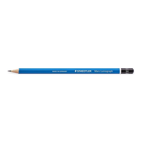 Bleistift Mars Lumograph 100 sechskant Staedtler 100-3H Produktbild