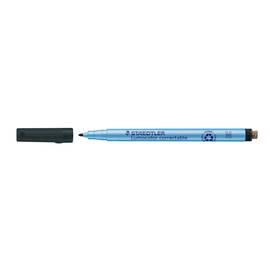 Folienstift Lumocolor correctable 305M 1,0mm mittel schwarz trocken abwischbar Staedtler 305M-9 Produktbild