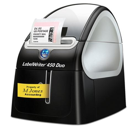 Etikettendrucker LabelWriter 450 Duo LW-Etiketten und D1-Bänder Dymo S0838920 Produktbild