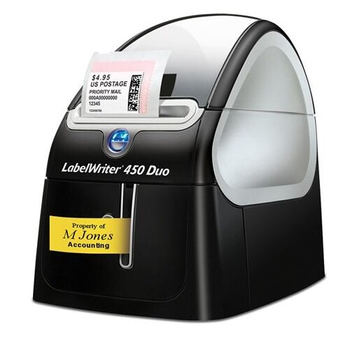 Etikettendrucker LabelWriter 450 Duo LW-Etiketten und D1-Bänder Dymo S0838920 Produktbild