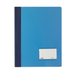 Schnellhefter Duralux transluzent mit Beschriftungsfenster und Innentasche A4 überbreit blau Durable 2680-06 Produktbild