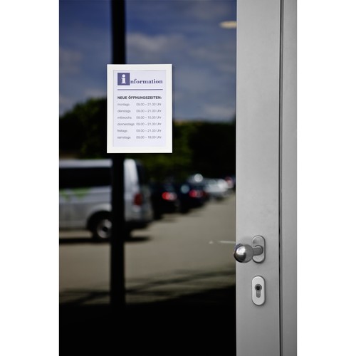 Informationsrahmen DURAFRAME A5 silber/transparent selbstklebend Durable 4871-23 (PACK=2 STÜCK) Produktbild Additional View 5 L