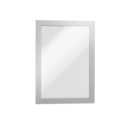 Informationsrahmen DURAFRAME A5 silber/transparent selbstklebend Durable 4871-23 (PACK=2 STÜCK) Produktbild