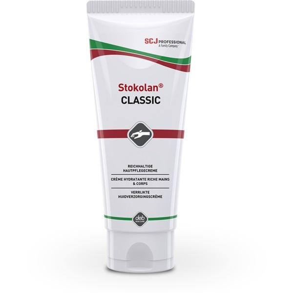 Hautpflegecreme Stokolan Classic 100ml / Tube / Deb-STOKO (TUBE=100 MILLILITER) Produktbild Front View XL