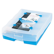 Lernkartei Croco 2-6-19 inkl. 100 Karten und 1 Bleistift A8 215x300x68mm bis 2000Karten blau Kunststoff HAN 9988-643 Produktbild Additional View 1 S